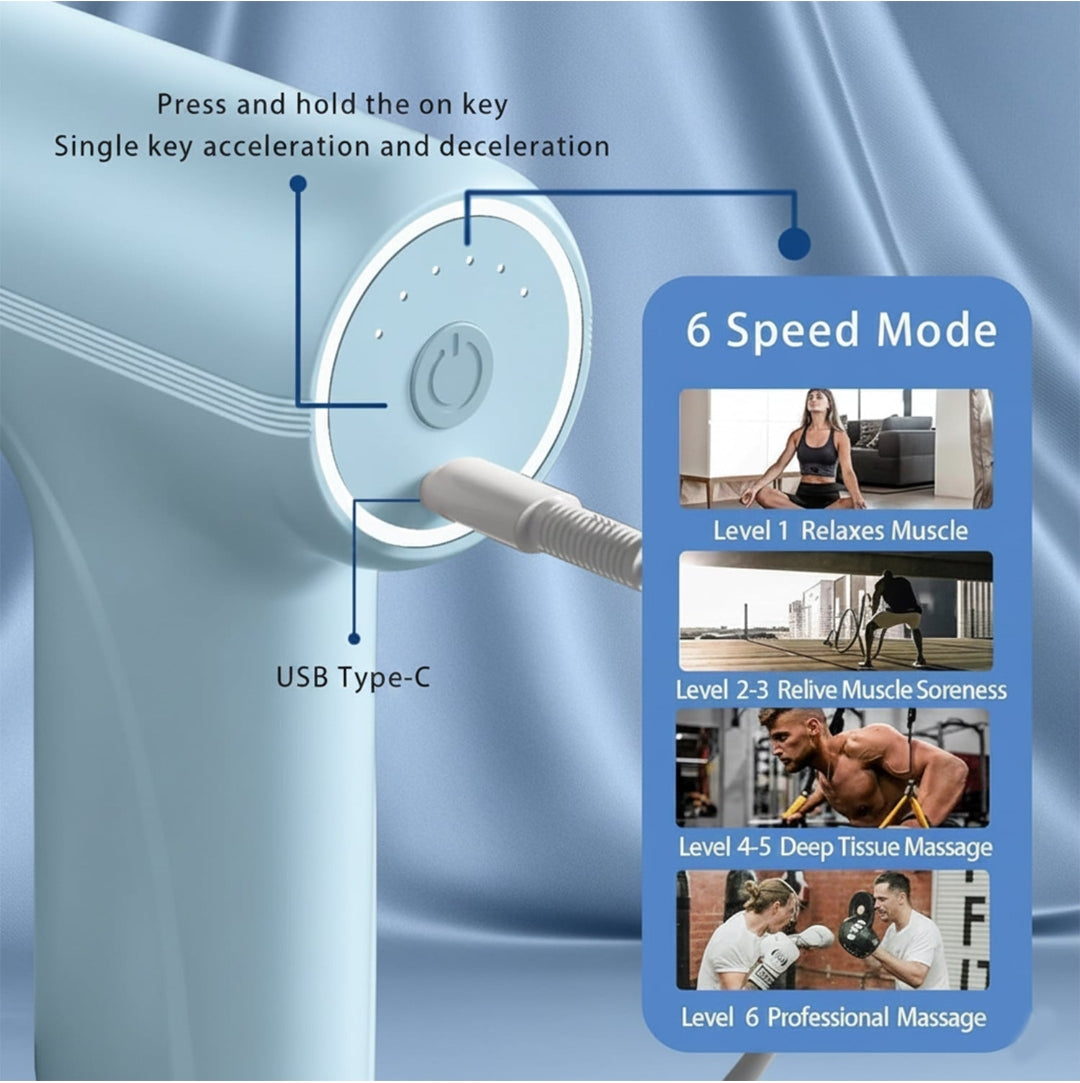 Mini Massage Gun – Deep Tissue Muscle Massager