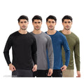 GARMIN Trendy Fashionable Men Dri-Fit Full Sleeve T-Shirt(pack of 4)